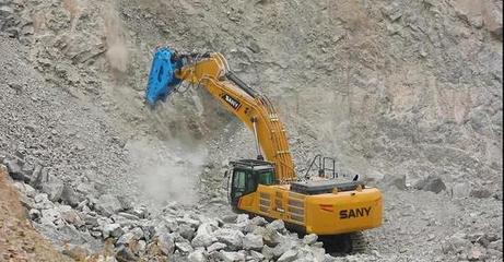 SY650H矿山实战报告 三一挖机，真给力！
